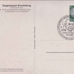 DR - Konstanz 1938 Zeppelinpost-Ausstellung 100. Geb. 6 Pfg. Privatganzsache SST