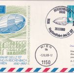 DDR - 25 Pfg Privatganzsache/Luftpostkarte 50 J. Zeppelin Vogtlandfahrt SST 1980