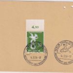 Berlin - Wassersport u. Wochenende Austeller-Eintrittskarte mit SST 1959