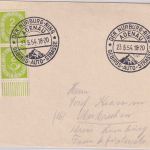 BRD - Adenau 1954 Der Nürburg-Ring Gebirgs-Auto-Straße Drucksachenkarte