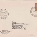 DR - Bad Doberan Rennplatz 8.8.37 Tagesstempel Drucksachenkarte n. Marburg