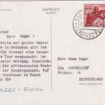 Spanisch Guinea - 1 Pta. Boxen Drucksachenkarte Fernando Poo - Düsseldorf 1960