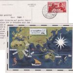 Spanisch Guinea - 1 Pta. Boxen Drucksachenkarte Fernando Poo - Düsseldorf 1960