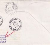BRD - 120 Pfg. Kunstturnen Luftpostbrief/FDC n. REUNION ESST Bonn 9.2.1989