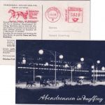 BRD - München 33 17.4.75 20 Pfg. AFS "Münchner Trabrenn- u. Zuchtverein" Karte