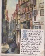 Hamburg - Steckelhörnfleth farb. AK für das IX. Dt. Turnfest 23.-27. Jul 1898