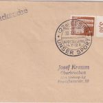 Bizone - Essen 1951 SST Ausstellung "Unser Sport" Drucksache n. Oberbrechen