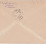 DDR - 20 Pfg. Rudern + 50 Pfg. SbPA-R-Zettel Einschreibbrief Berlin 1969