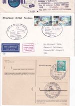 BRD/Berlin - Sport Wasserball 3 Belege 1958/1990