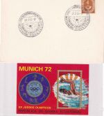 BRD/Europa - Sport Schwimmen 10 Belege + 1 Block (Übersee) 1951/1999