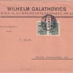Österreich - 2x4 Gr. Trachten Drucksache i.d. SCHWEIZ Wien 7.3.38 Inhalt !!