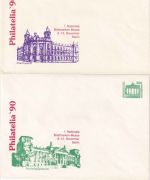 DDR/VGO - 50 Pfg. Bauwerke Privatganzsache/Brief 4 versch. Bilder Berlin 1990