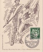 DR - Stuttgart 1941 Tag der Briefmarke Sonderkarte m. SST 1. Gau-Ausstellung