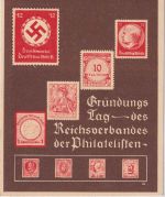 DR - 3 Pfg. Privatganzsache 1. Tag der Briefmarke SST Berlin W62 7.1.36