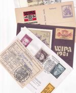 Österreich - WIPA 1981 4 Belege (u.a. 2x R-Brief m. Sonder-R-Zettel)