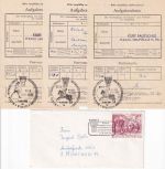 Österreich - WIPA 1965 Satz/Schmuck-FDC, Gedenkblatt, Masch.stpl. (5 Belege)
