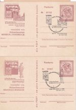 Österreich - Wien '75 4x1,50 S. Schönes Österrreich Ganzsache mit Zudruck + SST