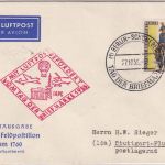 Berlin - 25 Pfg. Tag der Briefmarke FDC/IAPC Sonderluftpost ESST Schöneberg 1955