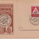 SBZ - Dresden 24.10.48 Tag der Briefmarke Schmuckkarte
