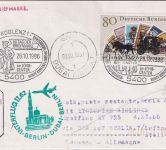 BRD - Koblenz 1986 Tag der Briefmarke Interflug-Erstflug Berlin/Dubai