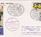 BRD - Bochum 1985 Tag der Briefmarke Lufthansa-Erstflug FFM/Douala