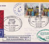 BRD - Rheinbach 1981 Tag der Briefmarke Lufthansa-Erstflug FFM/Dakar