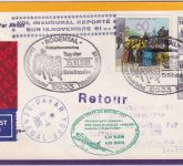 BRD - Rödental 1981 Tag der Briefmarke Lufthansa-Erstflug Dakar/Sao Paulo