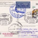 BRD - Essen Tag der Briefmarke 1994 Lufthansa-Erstflug FFM/Tel Aviv