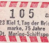 BRD - Kiel 1970 Tag der Briefmarke Einschreibebrief Sonder-R-Zettel Marine-SP !
