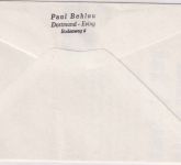 BRD - Kiel 1970 Tag der Briefmarke Einschreibebrief Sonder-R-Zettel Marine-SP !