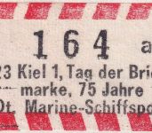 BRD - Kiel 1970 Tag der Briefmarke Einschreibebrief Sonder-R-Zettel Marine-SP !