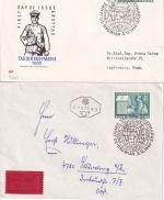 Österreich - Tag der Briefmarke 1965 6 FDC+1 Luftpostbrief ESST/SST Wien