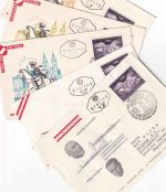 Österreich - Tag der Briefmarke 1962 5 versch. Schmuck-FDC/2 versch. ESST