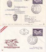 Österreich - Tag der Briefmarke 1962 5 versch. Schmuck-FDC/2 versch. ESST