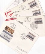 Österreich - Tag der Briefmarke 1963 5 versch. Schmuck-FDC ESST/EST Wien