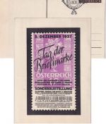 Österreich - Tag der Briefmarke 1937 Sonderkarte Sonderausstellung Wien 5.12.37