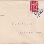 Österreich 12g Glückwunschmarke Bogenecke Brief SST Wien Tag der Briefmarke 1937