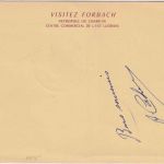 Frankreich - Tag der Briefmarke 1955 Sonderkarte/FDC ESST Forbach 19.3.55