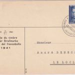 Schweiz - Tag der Briefmarke 1941 Sonderkarte SST Le Locle