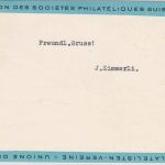 Schweiz - Tag der Briefmarke 1945 Sonderkarte SST Bern - Oftrigen 2.12.45