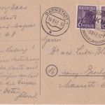 All.Bes. - Darmstadt 1947 IKIA Int. Kongress f. Ingenieurausbildung SST Karte