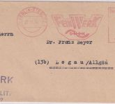 All.Bes. - Berlin-Steglitz 1947 24 Pfg. AFS "Feinwerk GmbH" Brief n. Legau