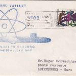 England - HMS Valiant Atom-U-Boot Hamburg-Besuch Brief Portsmouth-Southsea 1968