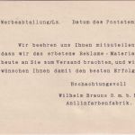 DR - Quedlinburg 1933 3 Pfg. AFS "Brauns Haushaltsfarben" Drucksachenkarte