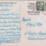BRD - Frankfurt a/M. 1963 "6. Welt-Erdöl-Kongress" Masch.werbestpl. Karte
