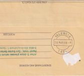 Australien 53 C. Ganzsache/Aerogramme "Gas drilling plattform" KLM-Erstflug 1988