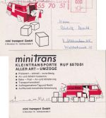 BRD - München 1969 000 Pfg/Gebühr bezahlt AFS "Mini-Trans" Drucksachenkarte