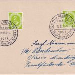 BRD - Hamburg 1953 Spediteur-Kongress SST Drucksachenkarte n. Oberbuchen