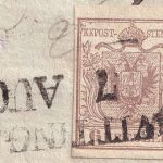 Österreich - 6 Kr. 1. Ausgabe Brief L2 Wittingau 7 AUG - Wien 1855 - ohne Inhalt