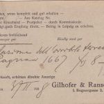 Österreich - 5 H. Franz-Joseph Bücherzettel n. ITALIEN Wien - Florenz 1908